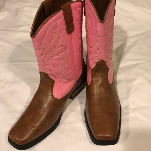 Boots Cowboy girls new sizes 2M, 4M or 6M man made Smartfit man made materials - Picture 1 of 10